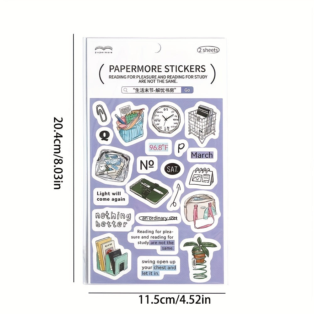 2 Sheets Hot Party Sugar List Stickers For Scrapbooking DIY