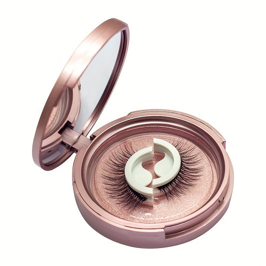 Natural False Eyelashes with Self Adhesive Tape