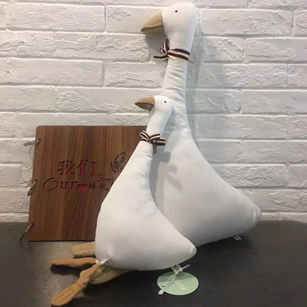 Cute Cartoon Goose Doll for Kids' Room Decor
