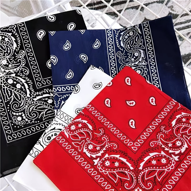 Outdoor Riding Square Scarf Classic Paisley Magic Mask Hip Hop Headband