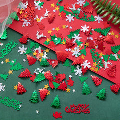 Festive Christmas Party Confetti 15g 30g Pack Snowflake Reindeer Table Decor