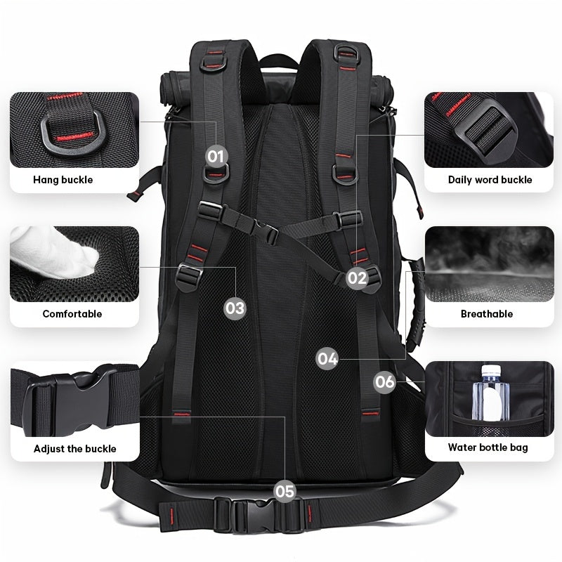 Men's Casual KAKA Large Capacity Waterproof Climbing Laptop Backpack
