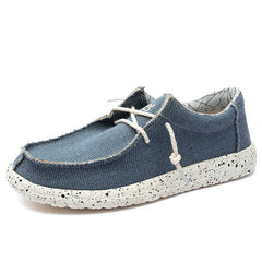 Men's Lightweight Canvas Slip On Loafers