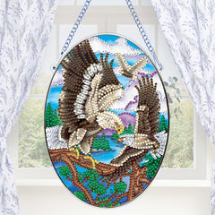 Eagle Pattern Diamond Painting Kit for Beginner - 5D DIY, Acrylic Single Sided