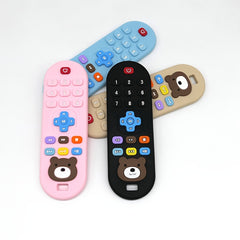 Cartoon Bear Silicone Remote Control Baby Teether Toy