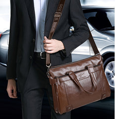 Men's Business Shoulder Bag Briefcase Computer Bag