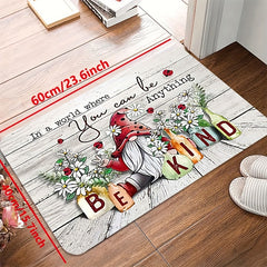 Wood Grain Print Kitchen Mat Non-slip Waterproof Runner Rug Stain-resi...