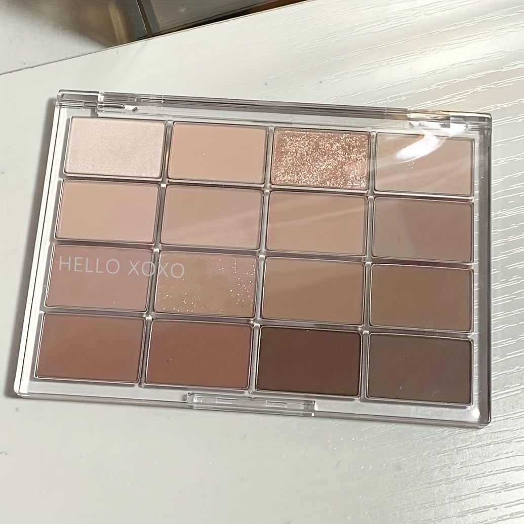 Matte Eyeshadow Palette Brown Nude Pink Tones