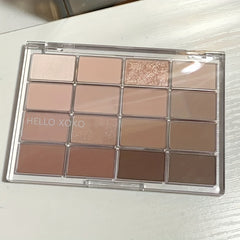 Matte Eyeshadow Palette Brown Nude Pink Tones