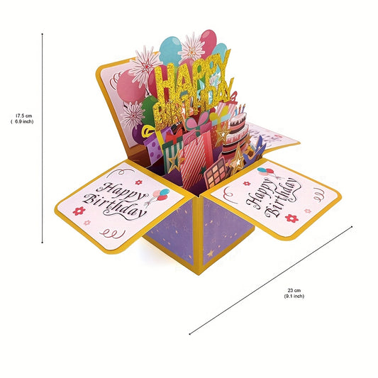 Happy Birthday Pop Up Card For Women Men Funny Bday Gift For Students