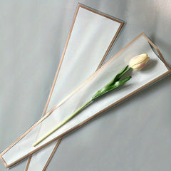 50pcs Waterproof Transparent Flower Packaging Bag Gift Packaging Bag