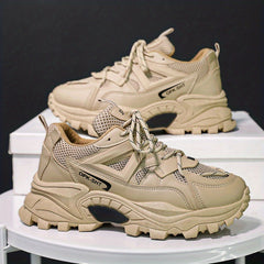Men's Chunky Mesh Sneakers Casual Outdoor Walking Shoes