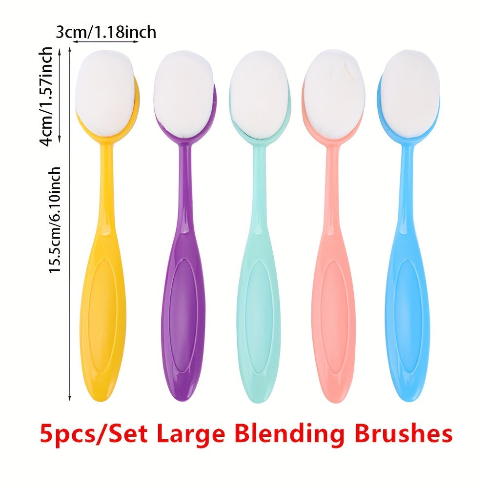 5pcs Smooth Blending Brushes DIY Card Making Ink Application Tools