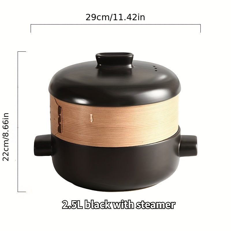 Japanese Style Steamer Casserole + Steamer Basket Soup Pot