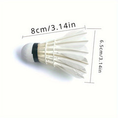 3pcs Goose Feather Badminton Shuttlecocks for Training and Entertainment