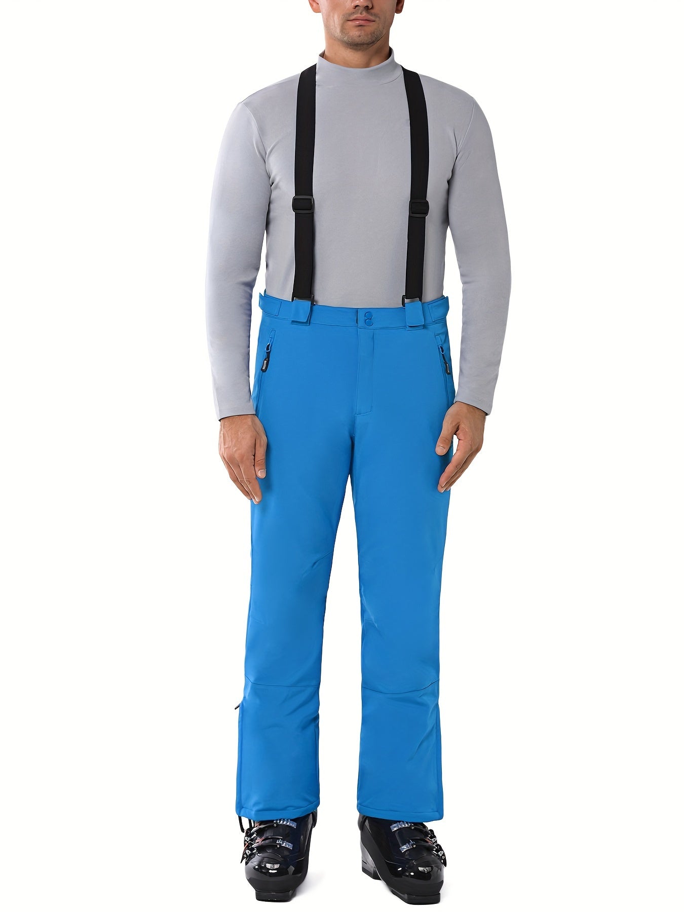 Men's Waterproof Snow Pants Windproof Overalls Pants