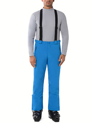 Men's Waterproof Snow Pants Windproof Overalls Pants