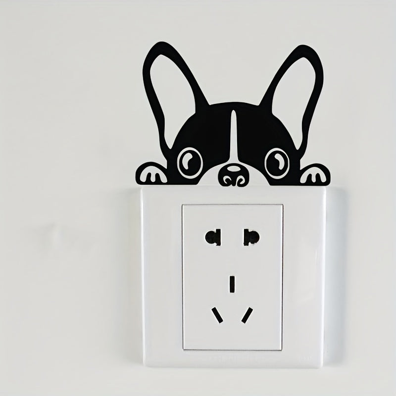 French Bulldog Light Switch Sticker Vinyl Wall Decal