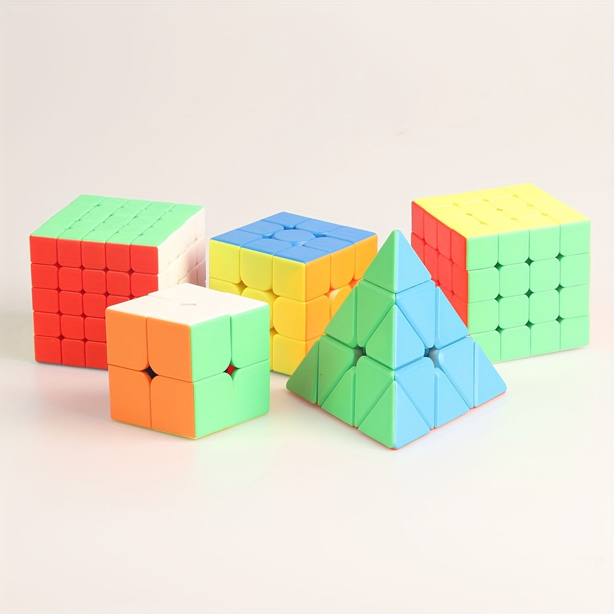 Fun Pyramid Cube 2x2 3x3 4x4 5x5 Puzzle Toy Educational Brain Teaser