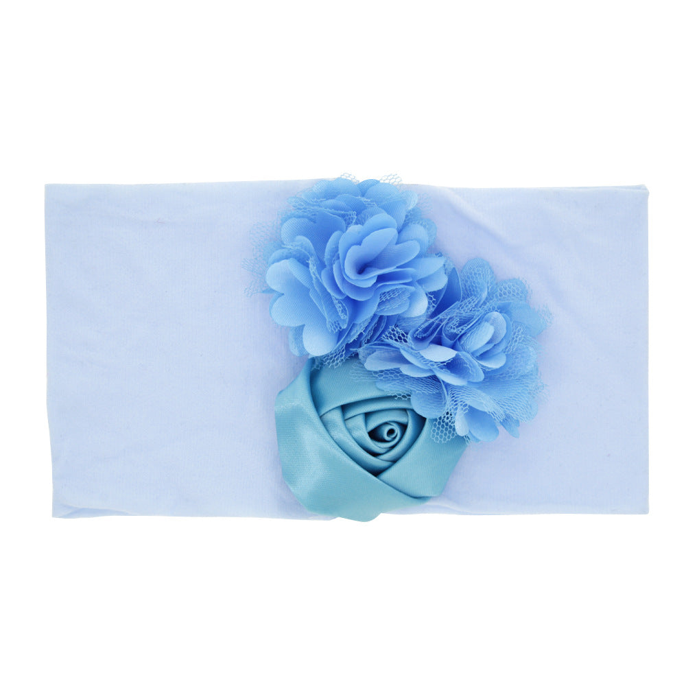 Toddler Infant Flower Headbands Elastic Hair Accessories