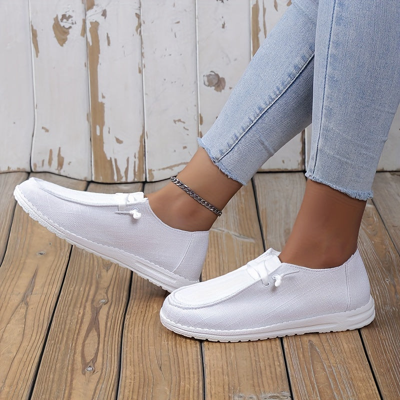 Women's Canvas Low Top Lace Up Shoes Lightweight