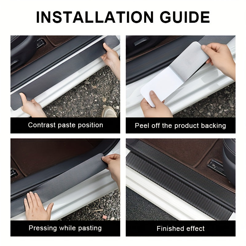 Car Anti-Scratch Pedal Protection & Door Sill Strip Stickers