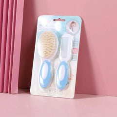 Baby Shampoo Care Set with Soft Hair Brush for Head Massage