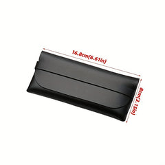 2PCS Soft Leather Glasses Case Sunglasses Protective Pouch