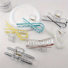 11 Clear Frame Banana Clip Non Slip Hair Accessory