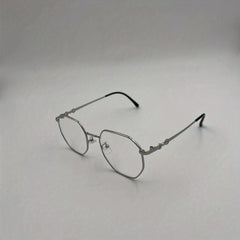 Polygonal Anti Light Glasses For Women Men Students