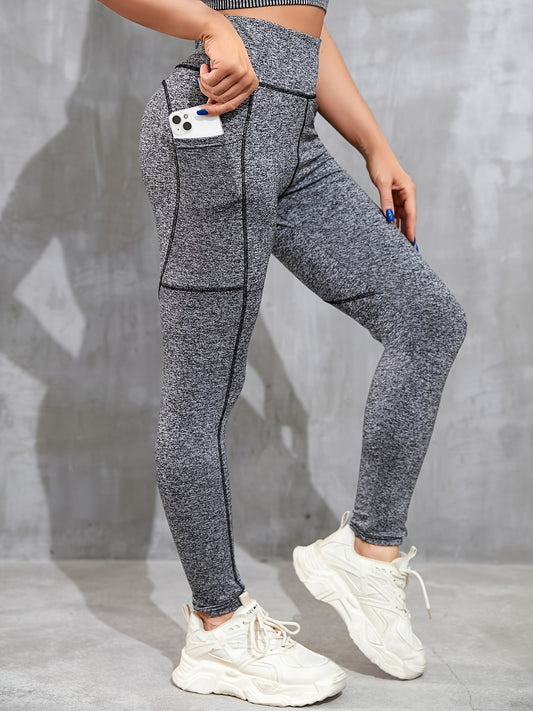 High Waist Yoga Leggings with Pockets Slimming Activewear