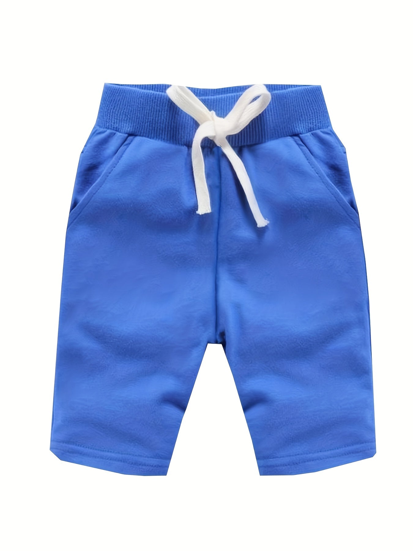 Boys Sports Shorts Drawstring Waist Soft Comfortable Breathable Summer