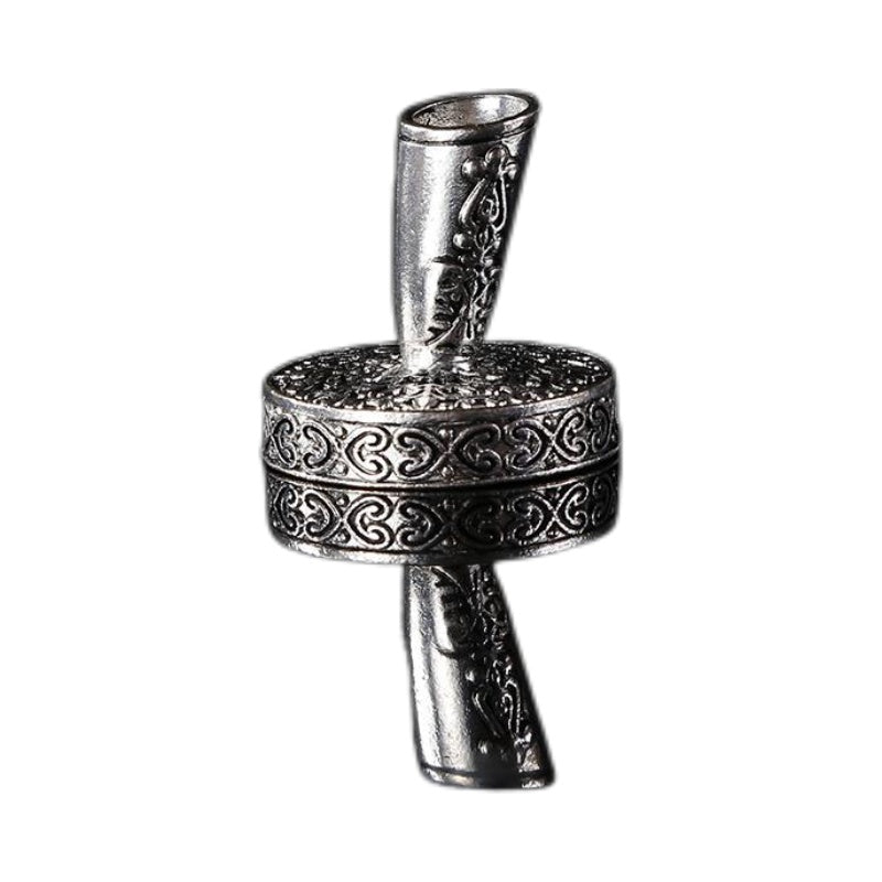 Zinc Alloy Metal Engraved Pen Holder Student & Office Decoration