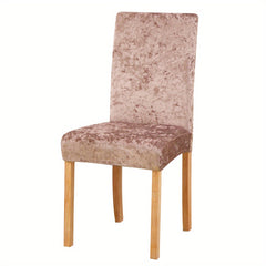 Stretch Velvet Dining Chair Slipcovers - Elegant Furniture Protection