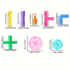 Pipe Tube Building Blocks Set Educational Construction Toy