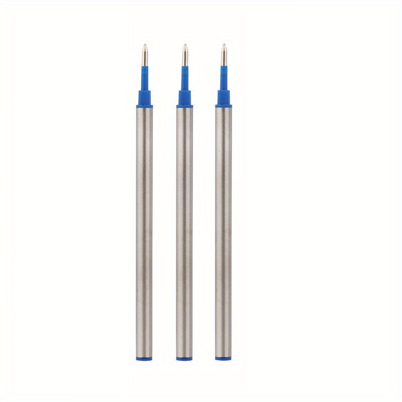 3pcs Rollerball Pens, 0.5mm Nib with Ink Refill