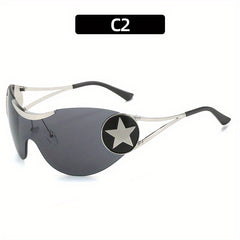 Men's UV Protection Decorative Sunglasses For Outdoor Sports