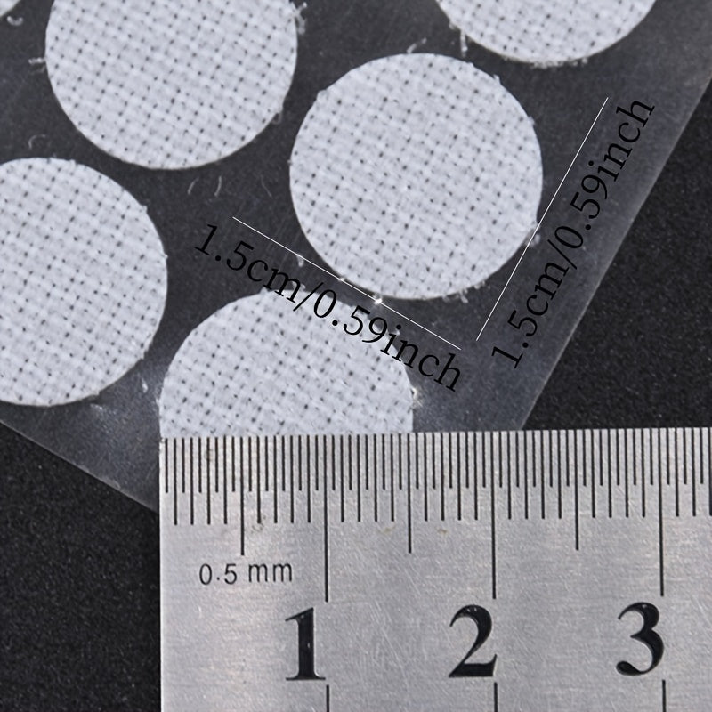 24pcs Dot Stickers Self-adhesive For Cloth DIY Tiny Fastener Sewing