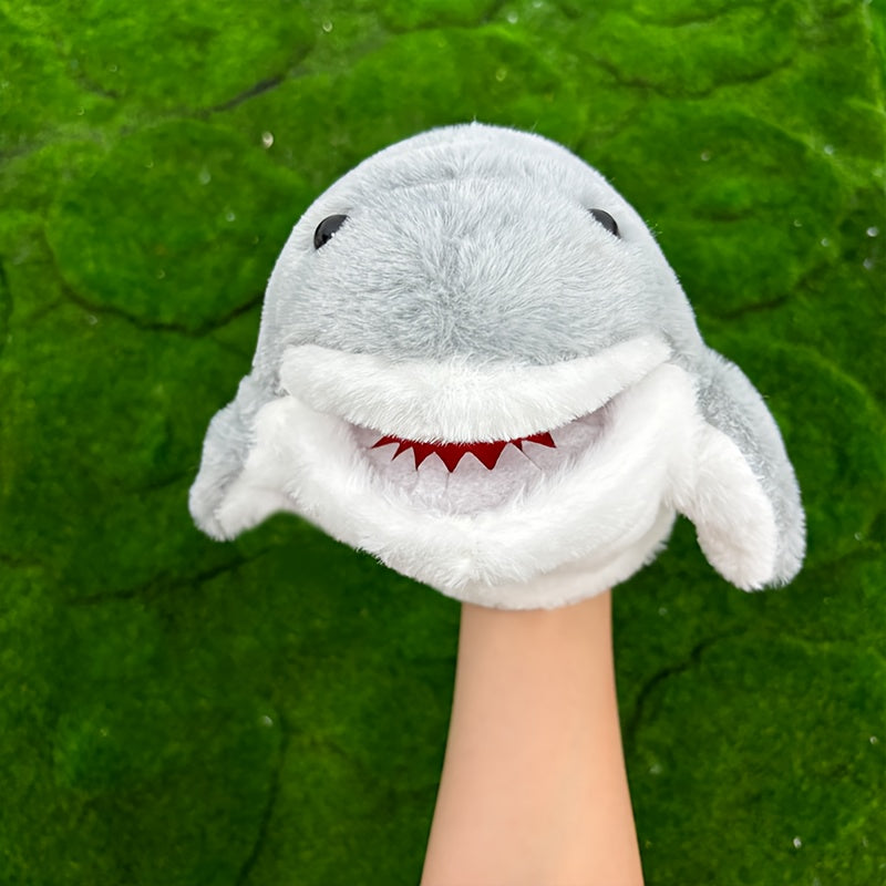 Shark Hand Puppet Plush Story Toy