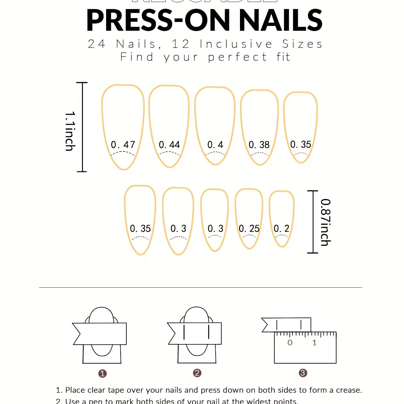 Pink Coffin Nails with Tip and Heart Acrylic Press On Nails