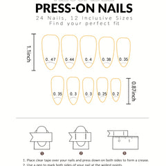 Pink Coffin Nails with Tip and Heart Acrylic Press On Nails