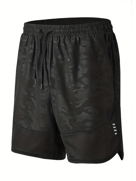 Quick Dry Camo Sport Shorts for Men Moisture Wicking Stretchy