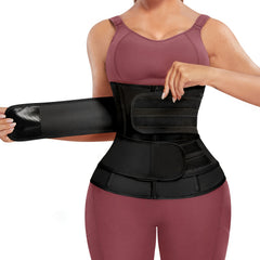 Waist Trainer Tummy Wrap Tummy Control Workout Zipper Slimmer Belly Belt