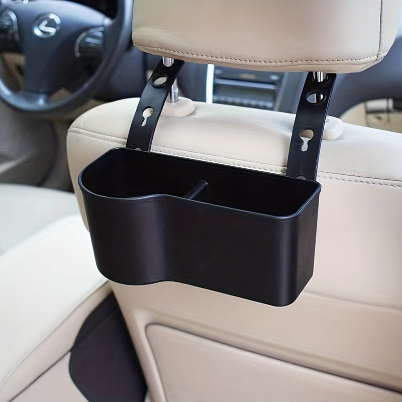 Car Headrest Seat Back Organizer Cup Holder Drink Pocket Food Tray