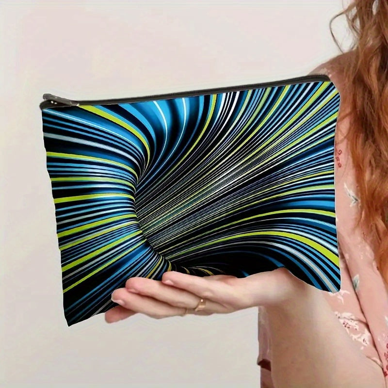 Multifunctional Zipper Clutch Bag Lightweight Toiletry Wash Bag