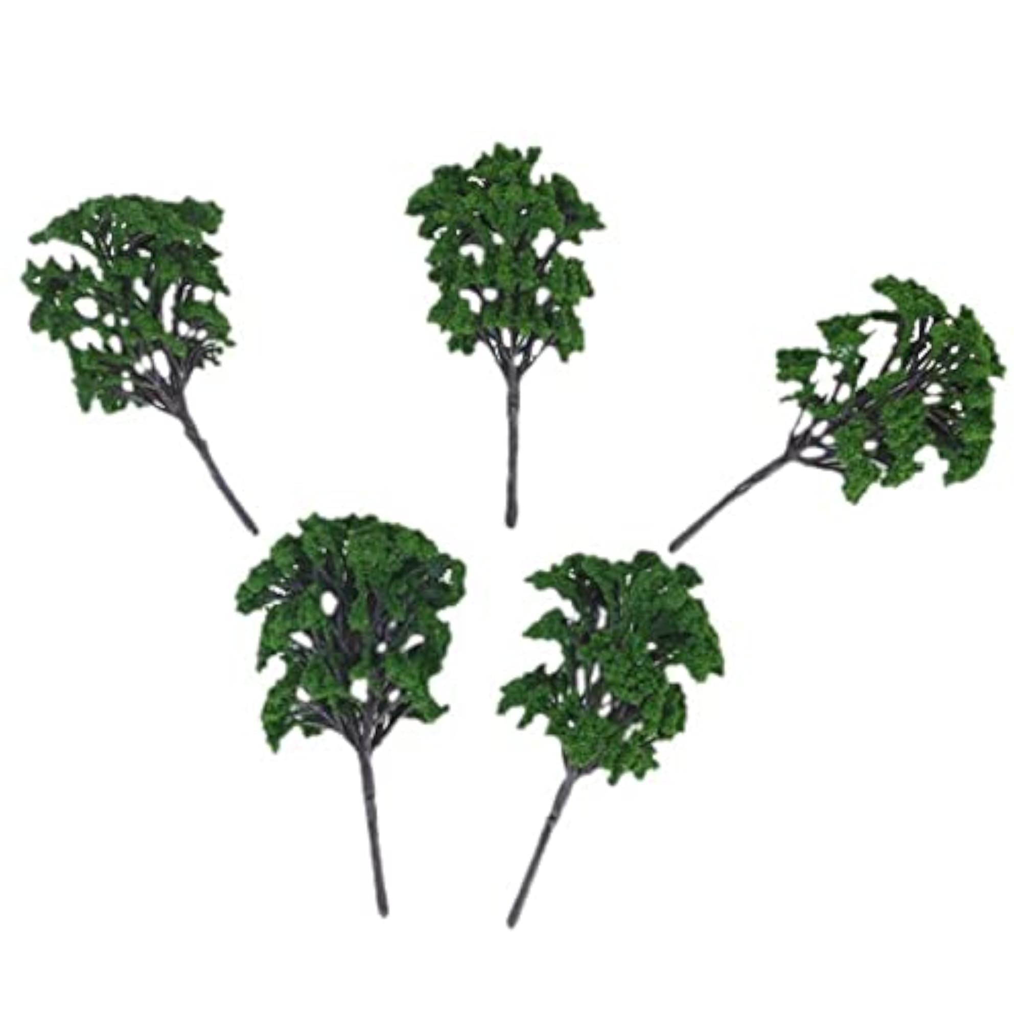 5 Pcs Scenery Landscape Train Model Ancient Trees – CRAZE