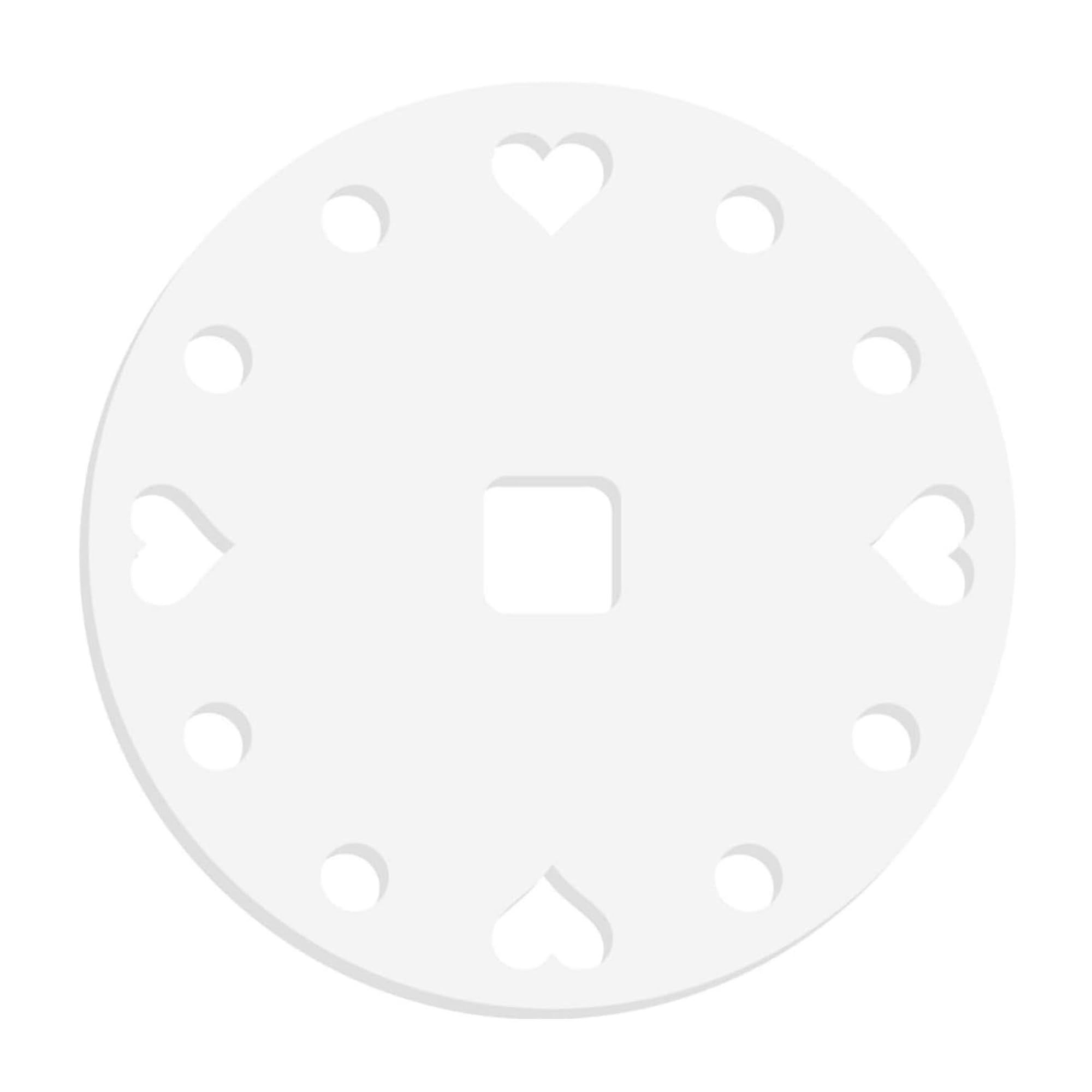Clear Clock Face Template Transparent Acrylic Clock Template – CRAZE