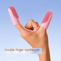 Pet Toothbrush Finger Covers for Dogs and Cats