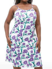  Retro Loungewear Tulipa Print Cami Night Dress
