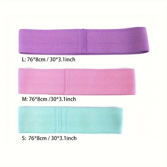 Yoga Band Set Colorful Elastic Band Resistance Loop For Fitness Exercise